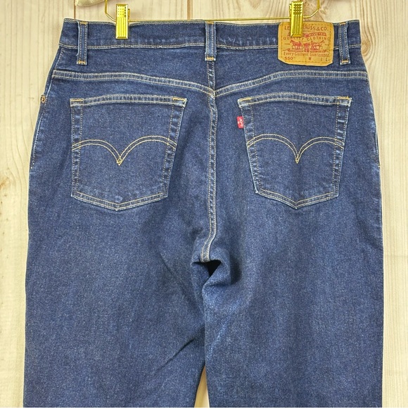 Vintage Women's Levi's 550 Jeans Relaxed Fit Tapered Leg Mom Jeans Size 14Mis L - Picture 5 of 13